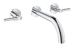 Grohe Atrio 3 Delikli Duvardan Lavabo Bataryası M-Boyut