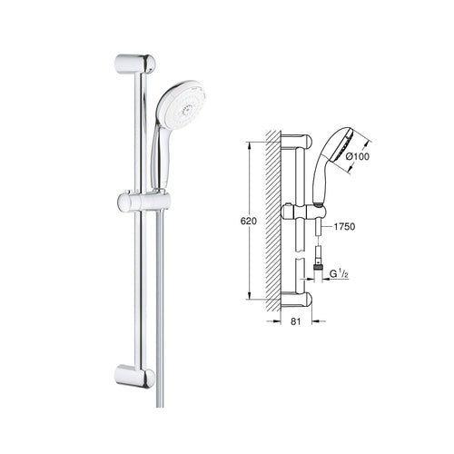 Grohe Bauedge Sıva Üstü Set
