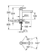 Grohe Concetto Tek Kumandalı Eviye Bataryası - 31210001