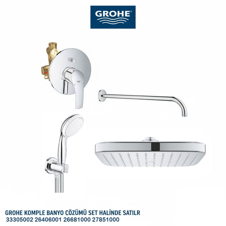 GROHE EUROSMART ANKASTRE SET