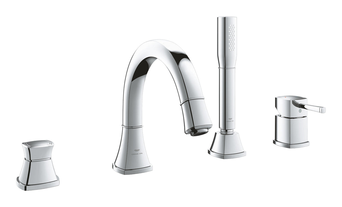 Grohe Grandera Dört Delikli Küvet Bataryası