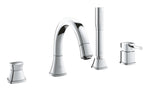 Grohe Grandera Dört Delikli Küvet Bataryası
