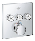 Grohe Grohtherm Smartcontrol Üç Valfli Akış Kontrollü, Ankastre Termostatik Duş Bataryası - 29142000