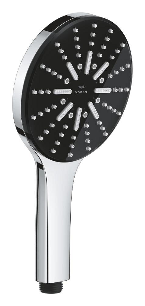 Grohe Rainshower Aqua el duşu 3 jet tipi Siyah Krom - 101676KI00