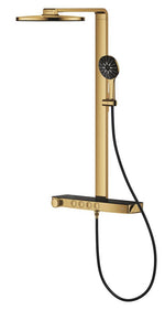 Grohe Rainshower Aqua Pure SmartControl Duş Sistemi, Duvara Monte, Termostatik Bataryalı Duş Kolonu, Altın - 101680GL00