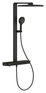 Grohe Rainshower Aqua Pure SmartControl Duş Sistemi, Duvara Monte, Termostatik Bataryalı Duş Kolonu, Hayalet Siyah - 100962KF00
