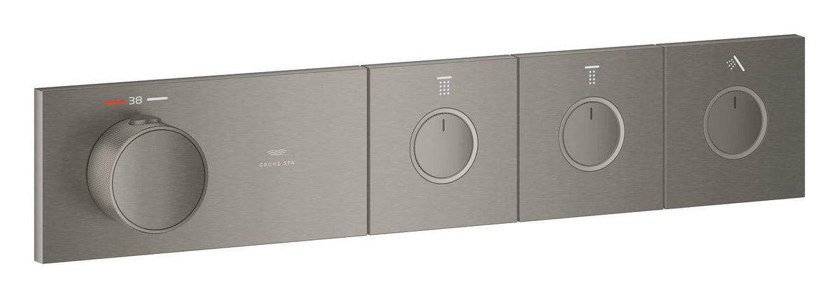 GROHE SPA — Grohtherm Aqua Tiles  3 Yollu  termostat 106866AL00 Brushed Hard Graphite