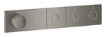 GROHE SPA — Grohtherm Aqua Tiles  3 Yollu  termostat 106866AL00 Brushed Hard Graphite