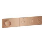GROHE SPA — Grohtherm Aqua Tiles 3 Yollu termostat Brushed Warm Sunset 106866DL00