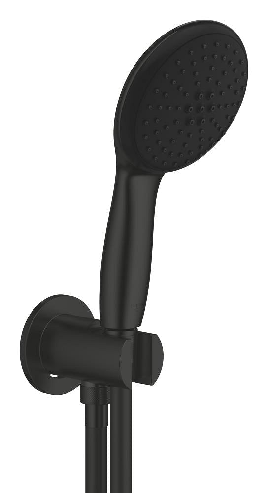 Grohe New Tempesta Ankastre Bağlantılı El Duşu Seti, 2 Akışlı, Mat Siyah (264062433)
