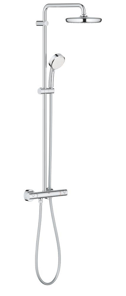 Grohe Tempesta Cosmopolitan System 210 Duvara Monte Termostatik Bataryalı Duş Kolonu - 26514000