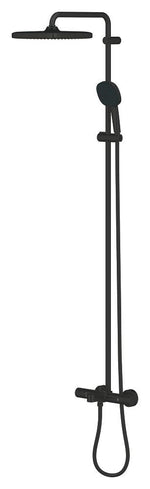 Grohe Tempesta System 250 Cube Duvara Monte Termostatik Bataryalı Duş Sistemi Mat Siyah - 266912431