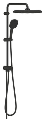 Tempesta System 250 Cube Duvar Bağlantılı, Divertörlü Duş Sistemi Mat Siyah - 269772431